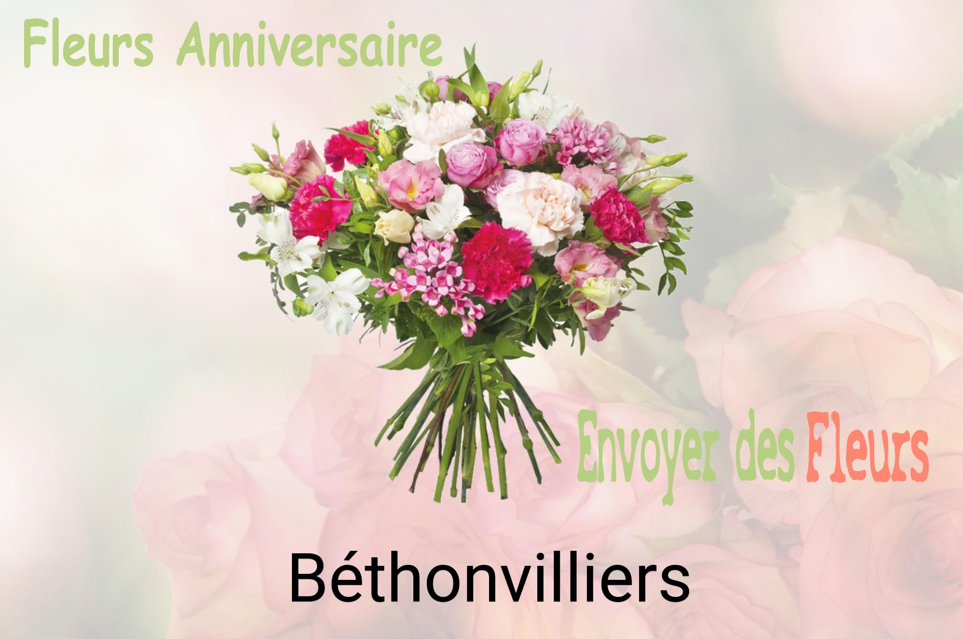 Bouquet de fleurs d’anniversaire livré à Béthonvilliers