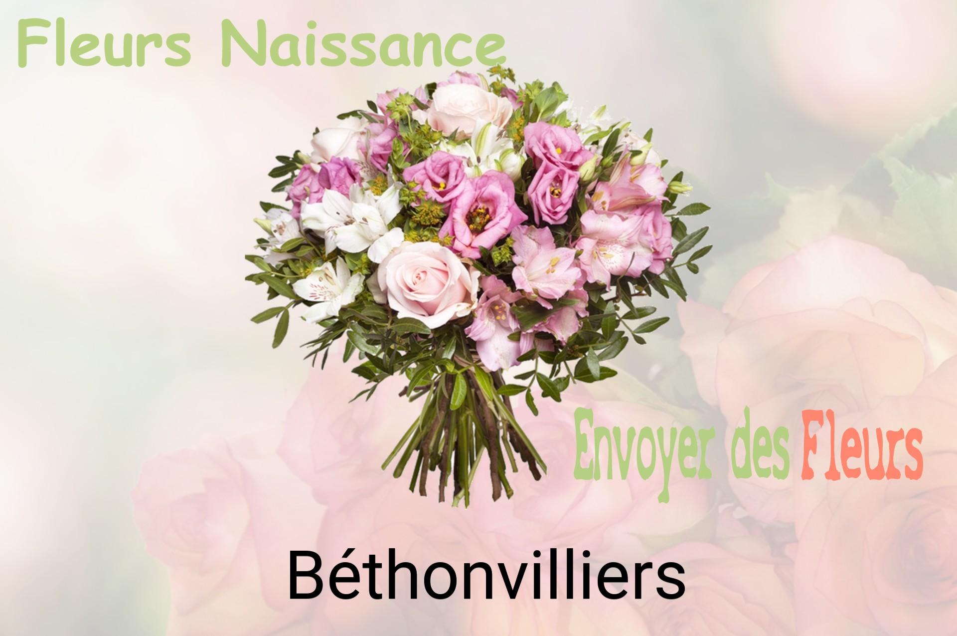 Bouquet de fleurs de naissance livré à Béthonvilliers