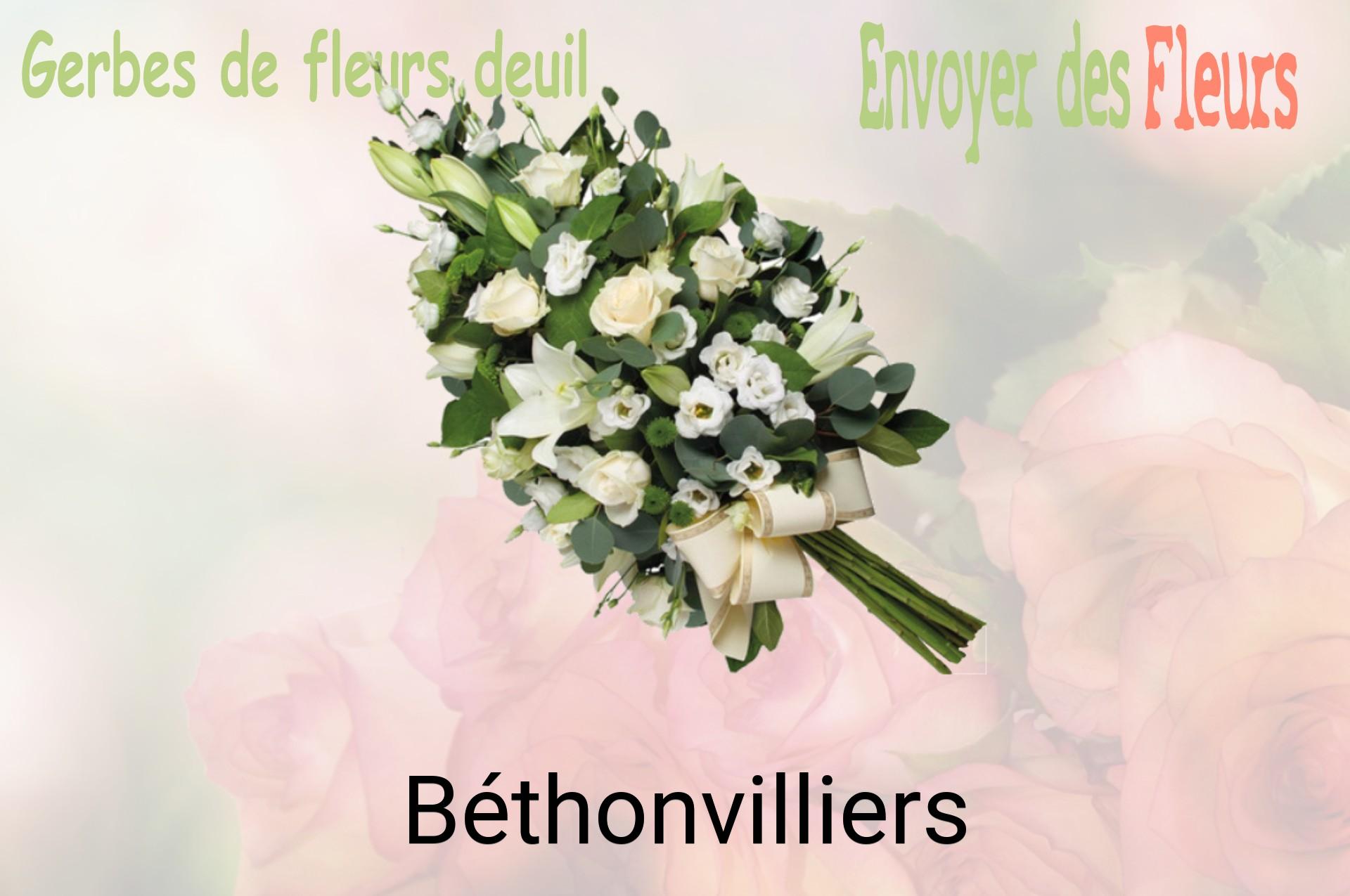 Gerbe de fleurs de deuil livrée à Béthonvilliers